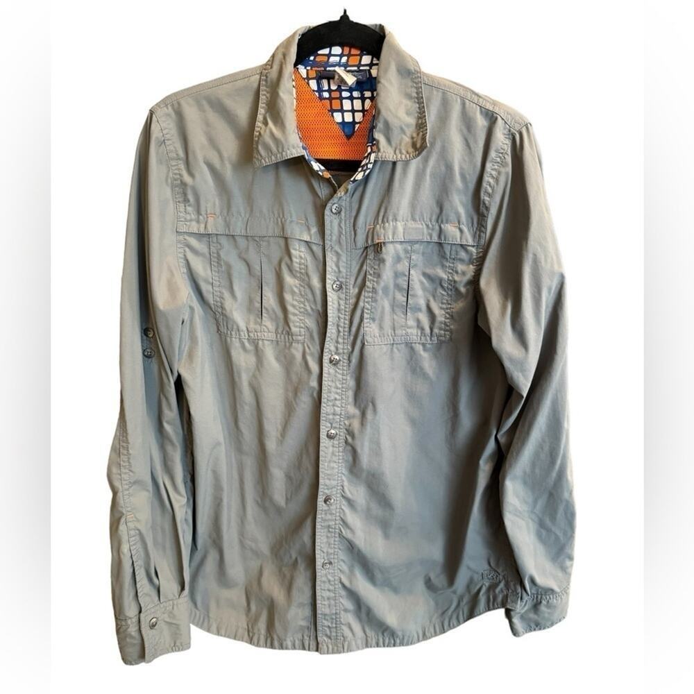 REI Youth Nylon Long Sleeve Nylon Botton-Down Shirt Size XL (18)